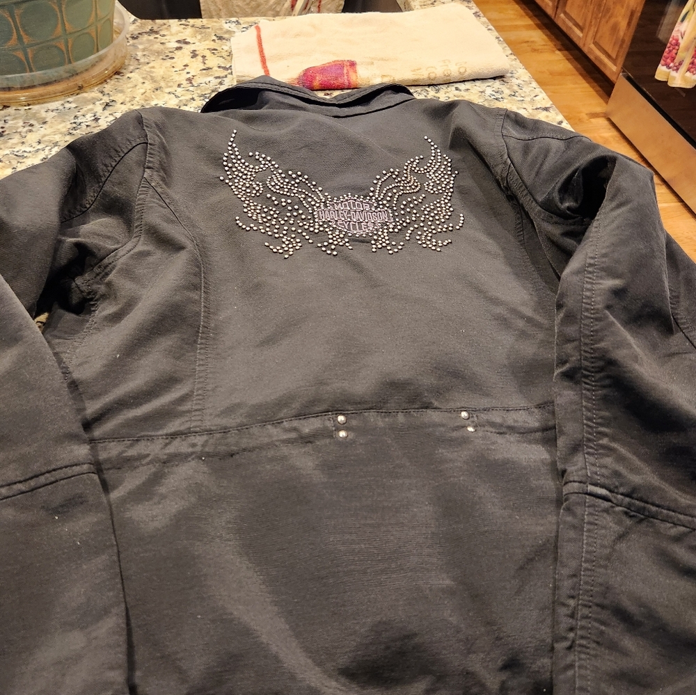Womens Large Harley Davidson Riding Jacket